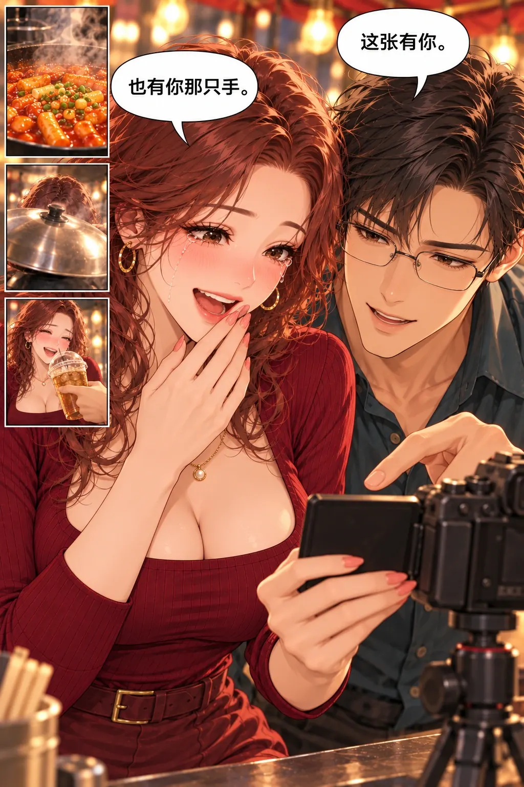 火再猛一点漫画画面：录像提供有根据的画面回扣