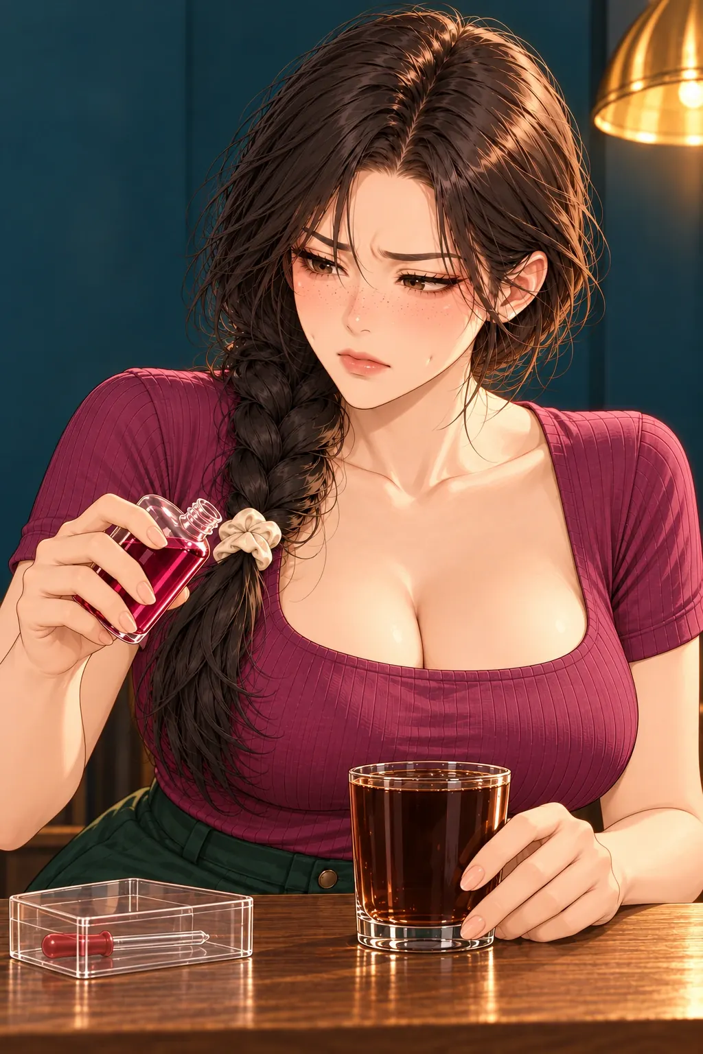 这张差评我收了漫画画面：宋芮尝试补救