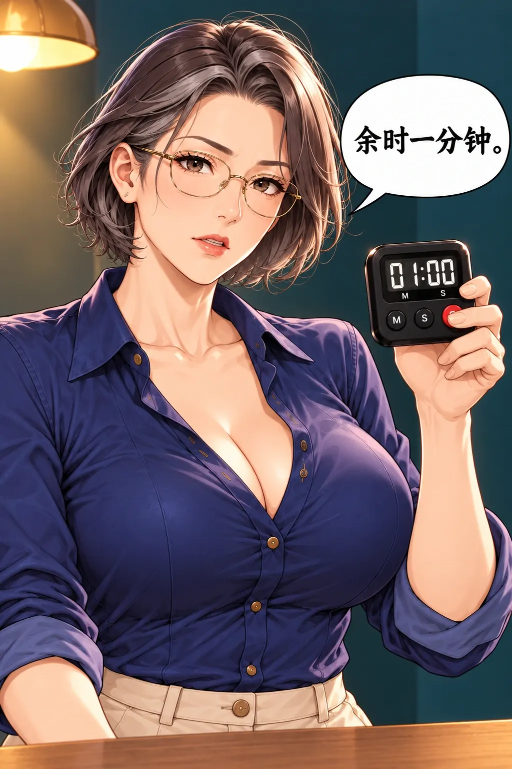 这张差评我收了漫画画面：公示剩余时长