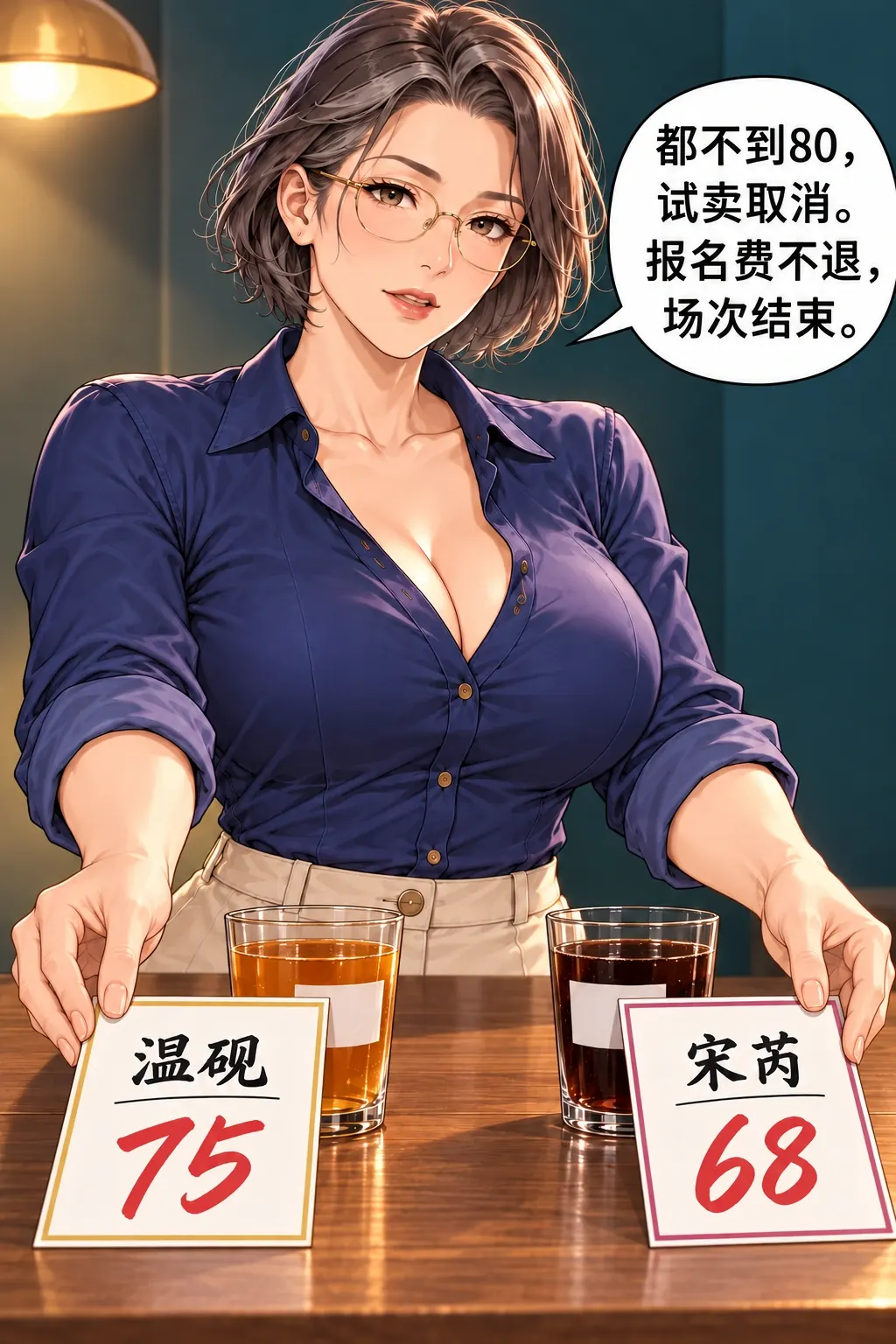 这张差评我收了漫画画面：公布最终结果