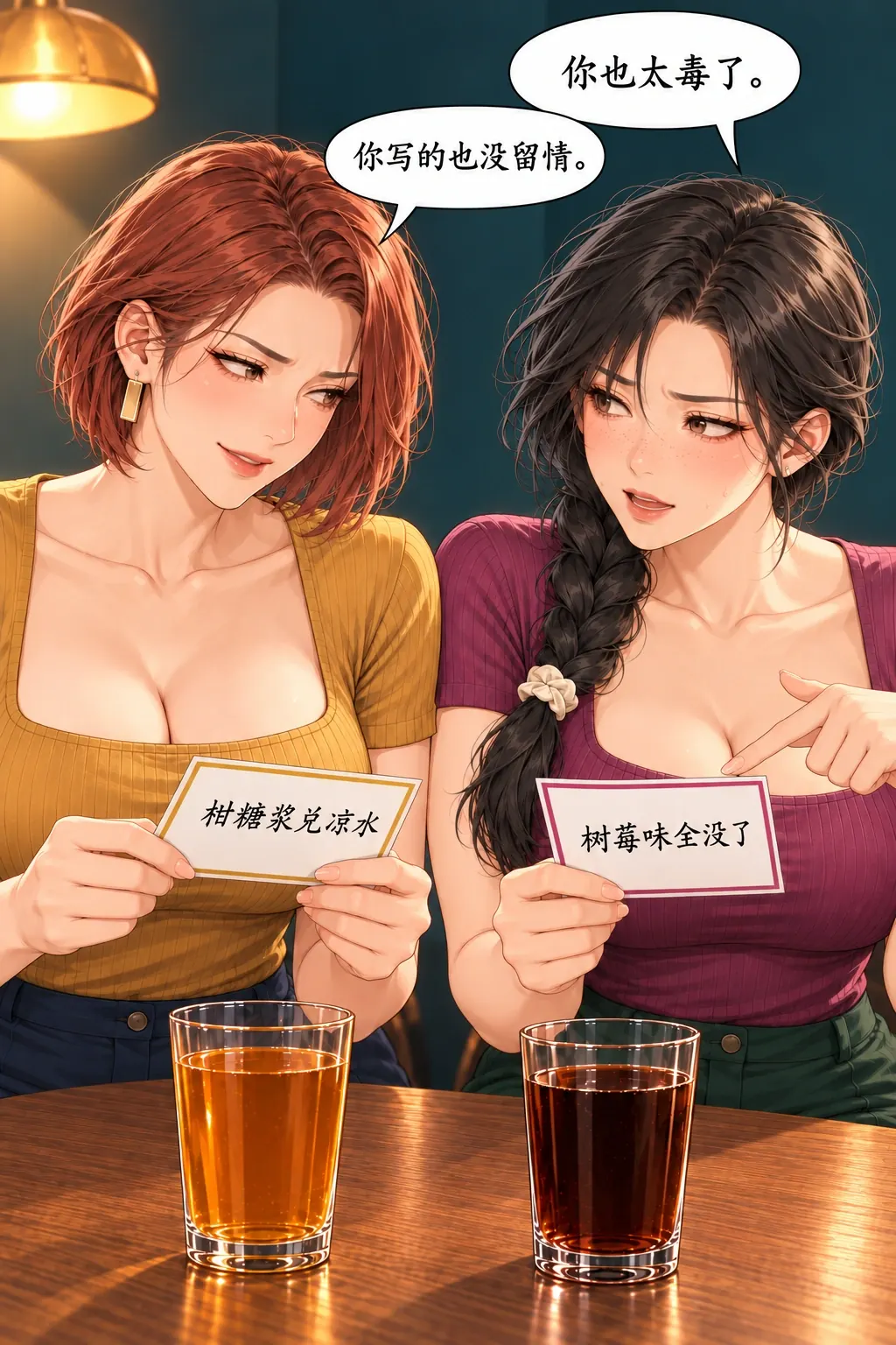 这张差评我收了漫画画面：接收对方的专业反馈