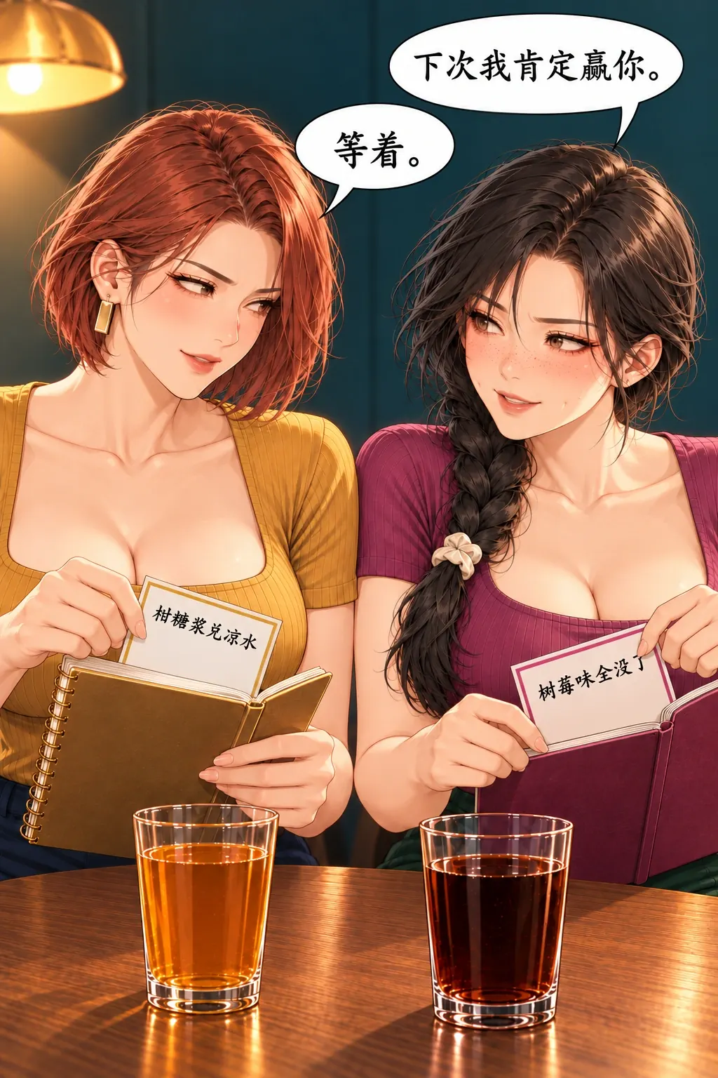 这张差评我收了漫画画面：最终收尾