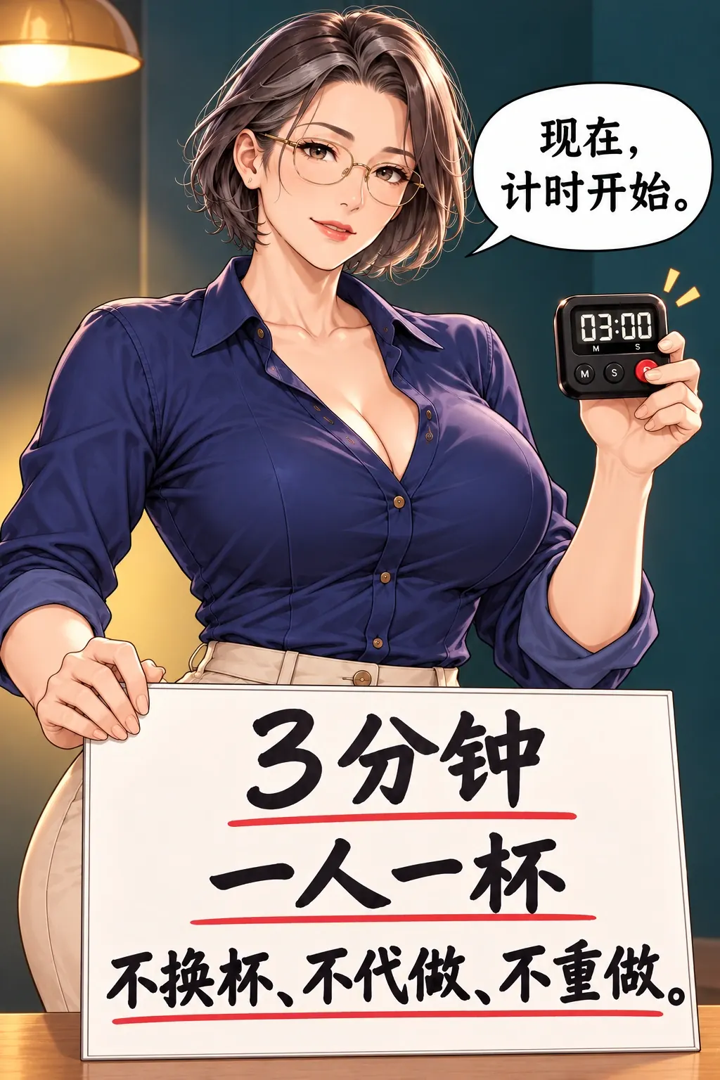 这张差评我收了漫画画面：正式公示核心规则