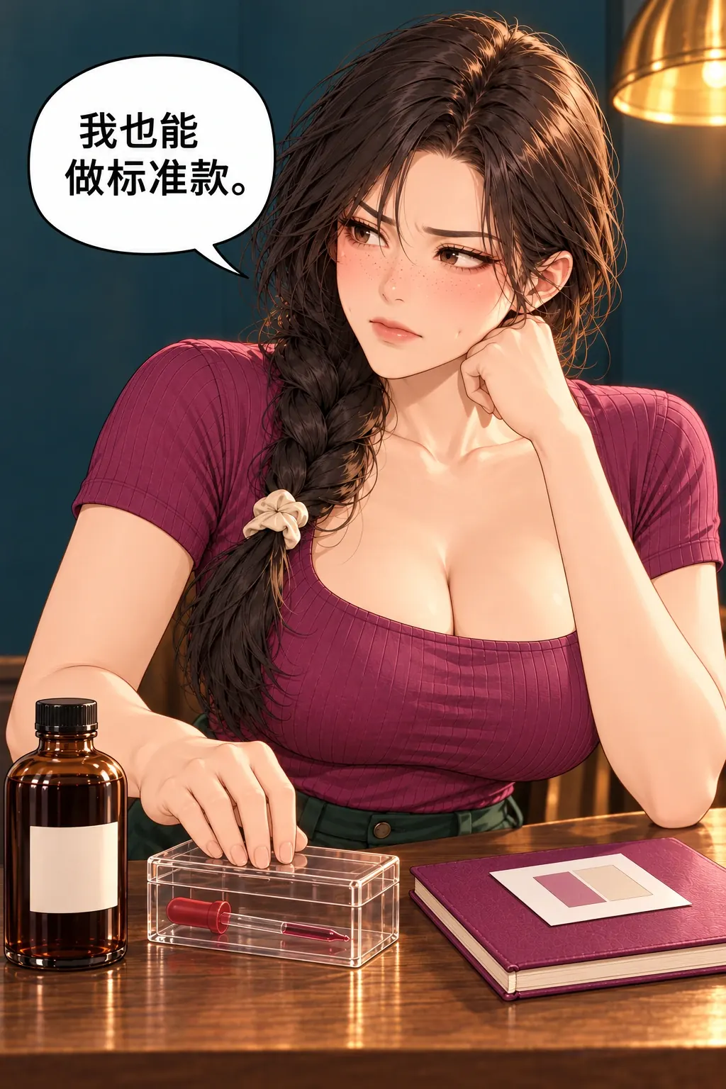 这张差评我收了漫画画面：宋芮做出错误选择