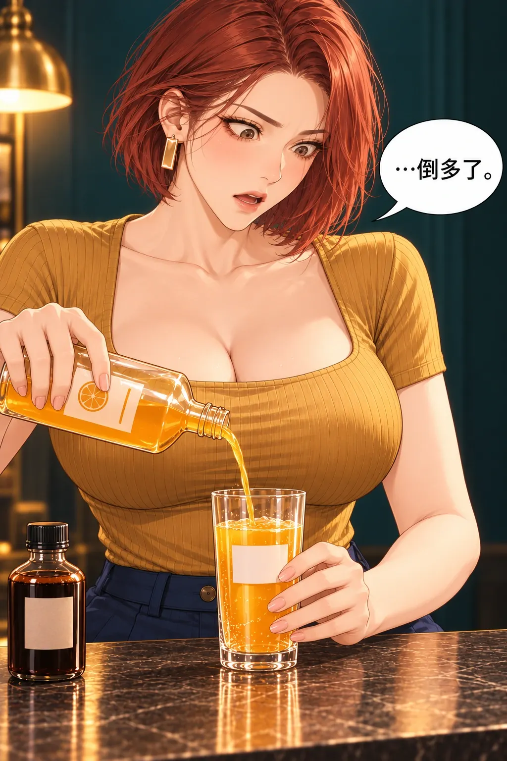 这张差评我收了漫画画面：错误操作落地