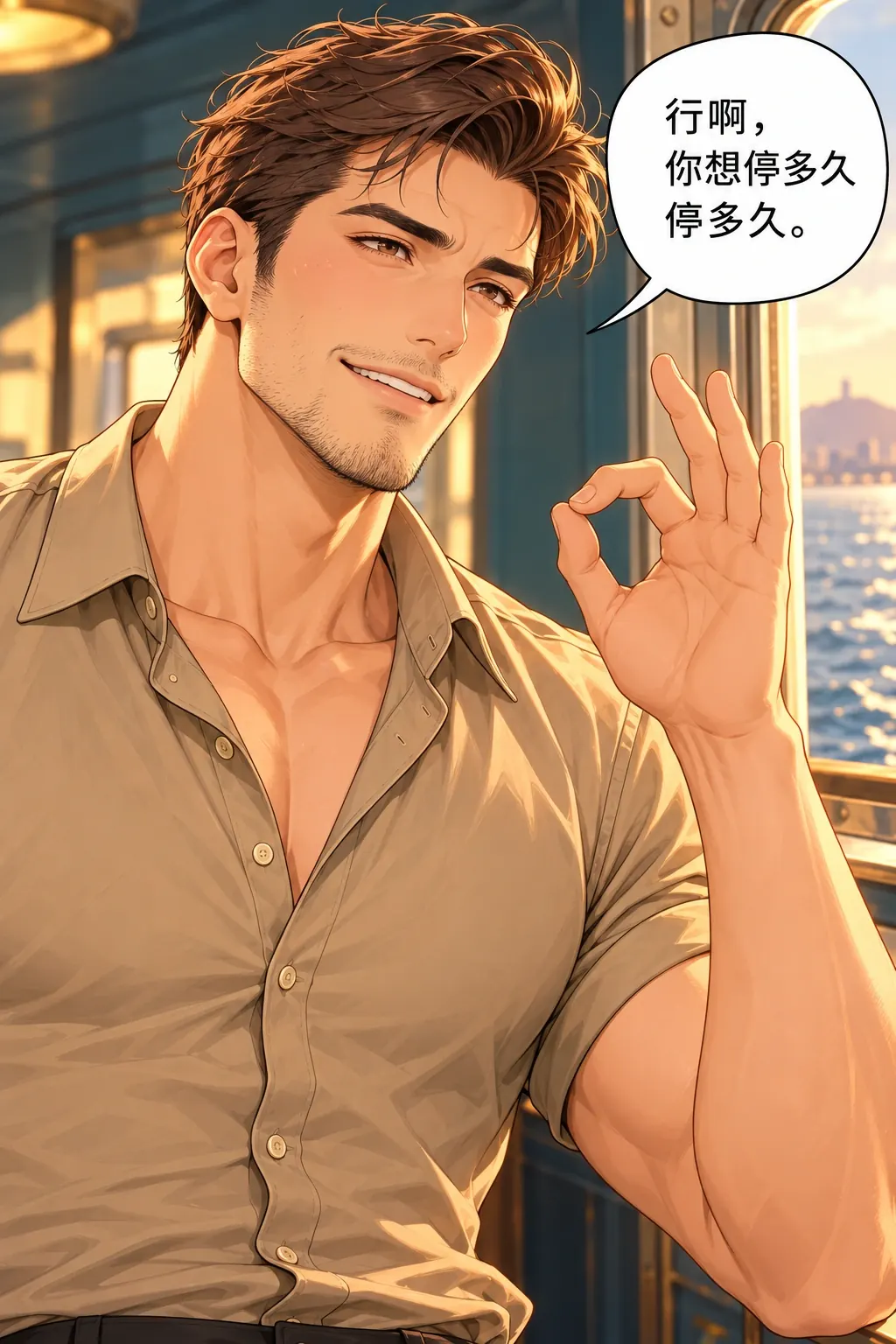 第三条路，坐回去漫画画面：双方达成口头共识