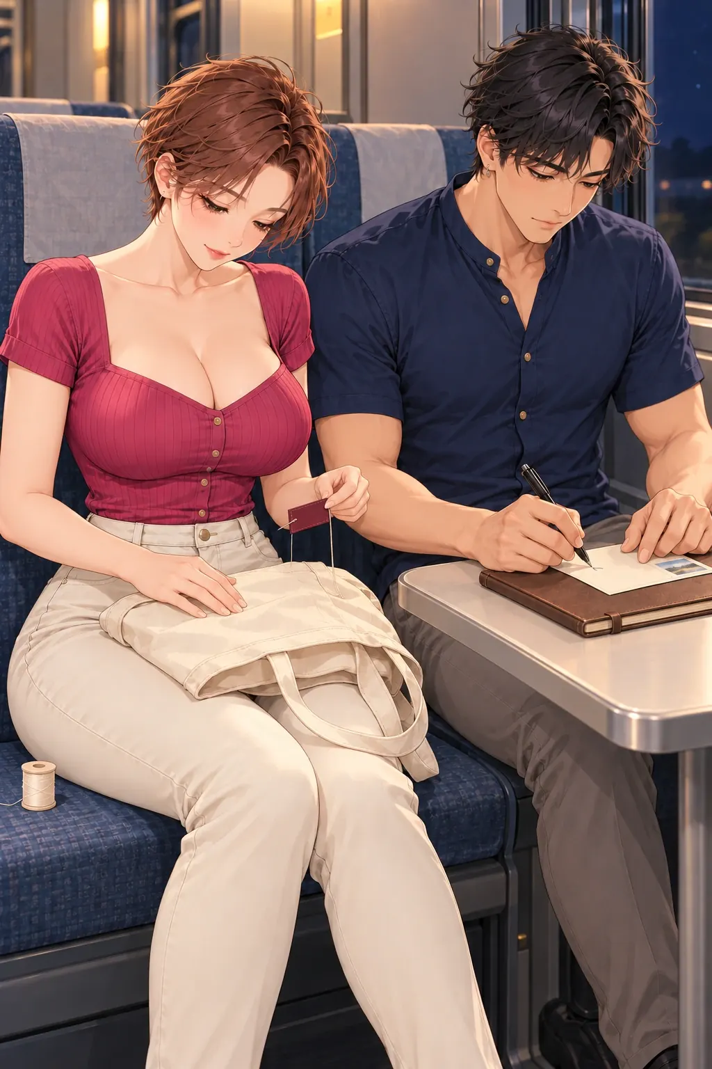 这忙还不完了漫画画面：两份想安静完成的私事建立，不用旁白宣讲性格。