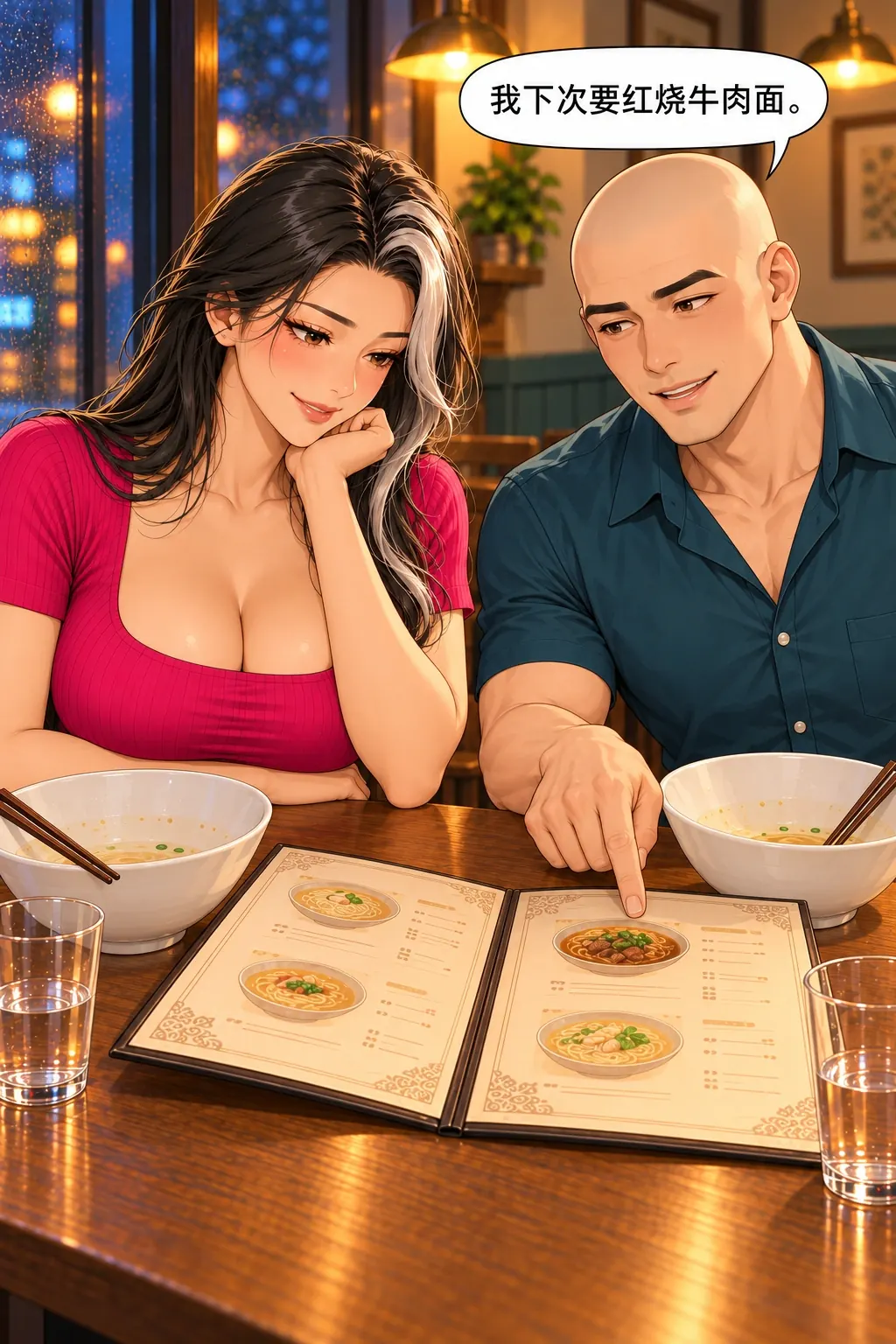 老样子，先别记漫画画面：男下次也自己选，不再用老样子让人猜。