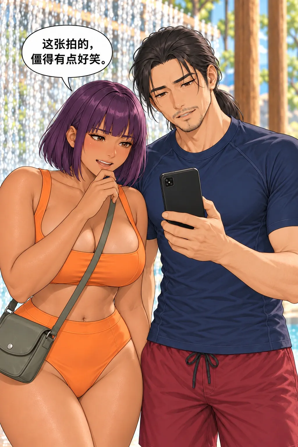 这回自然，却没拍着漫画画面：第二办法也留下刻意安排的成片，理想共同自然抓拍仍没有。