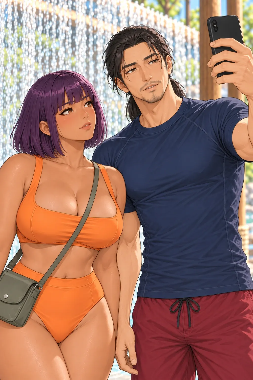 这回自然，却没拍着漫画画面：男仍有继续要求的机会，正自己权衡，女的决定没有强制他。