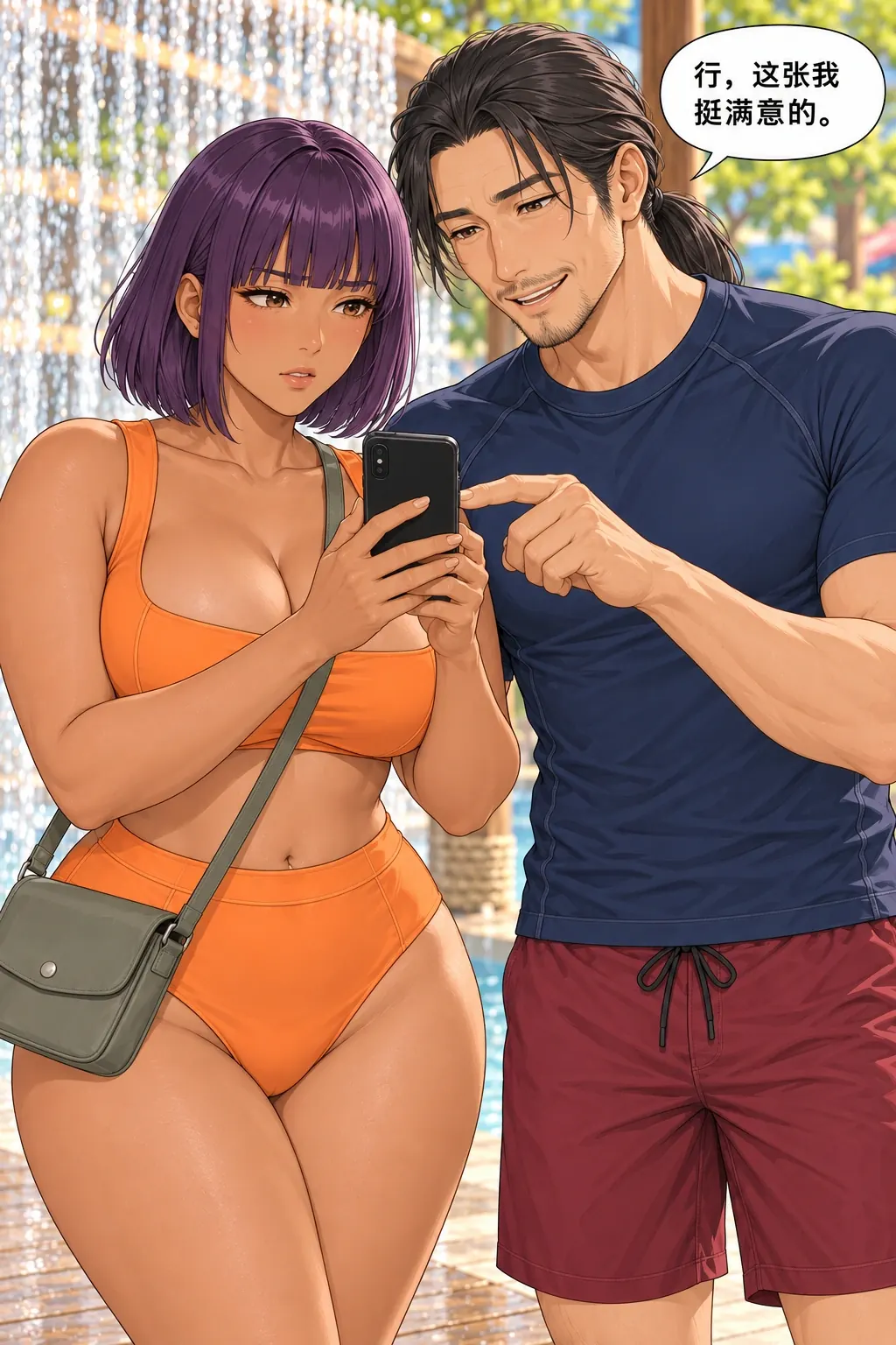 这回自然，却没拍着漫画画面：第二人单照也确实成功，不能靠相机坏来解释共同活动缺失。